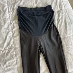 Spanx Faux Leather Maternity leggings